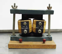 Photograph of a dissectable transformer 