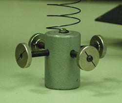 Photograph of a wilberforce pendulum