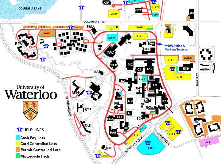 Campus map.