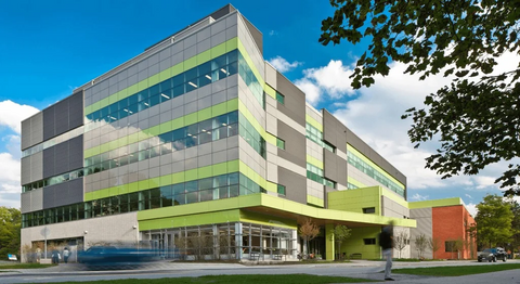 Wideshot of the exterior of UWaterloo's EV3 Building