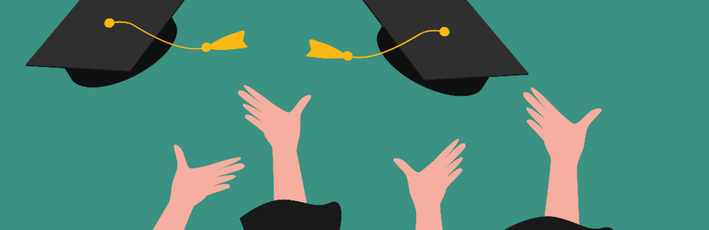 Throwing graduation cap