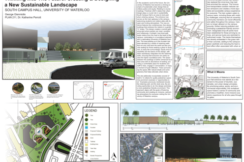 PLAN211 Student George Gianniotis' project "Thinking Into the Future: Creating & Designing a New Sustainable Landscape"