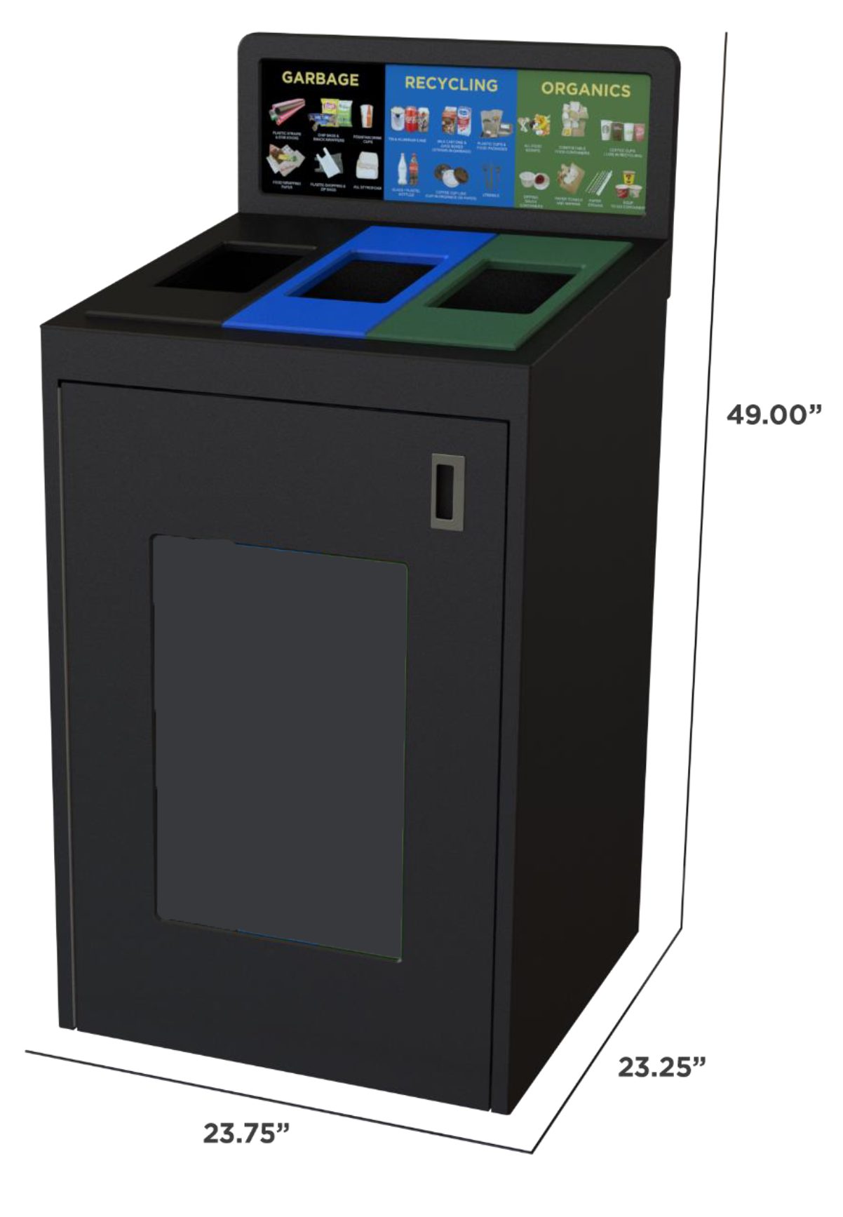 Waste Receptacle model TIM51-3.