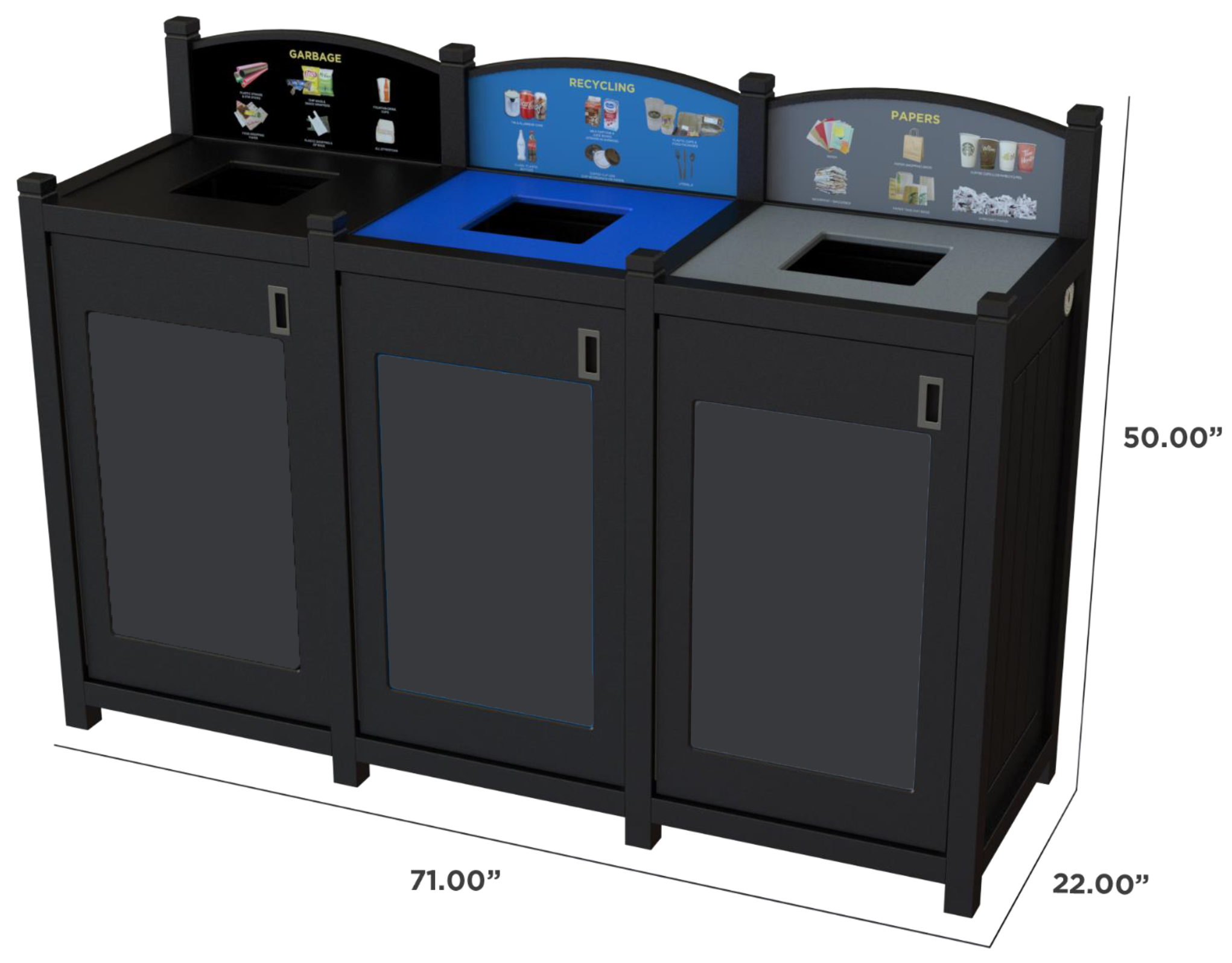 Waste Receptacle model XFT50-3.