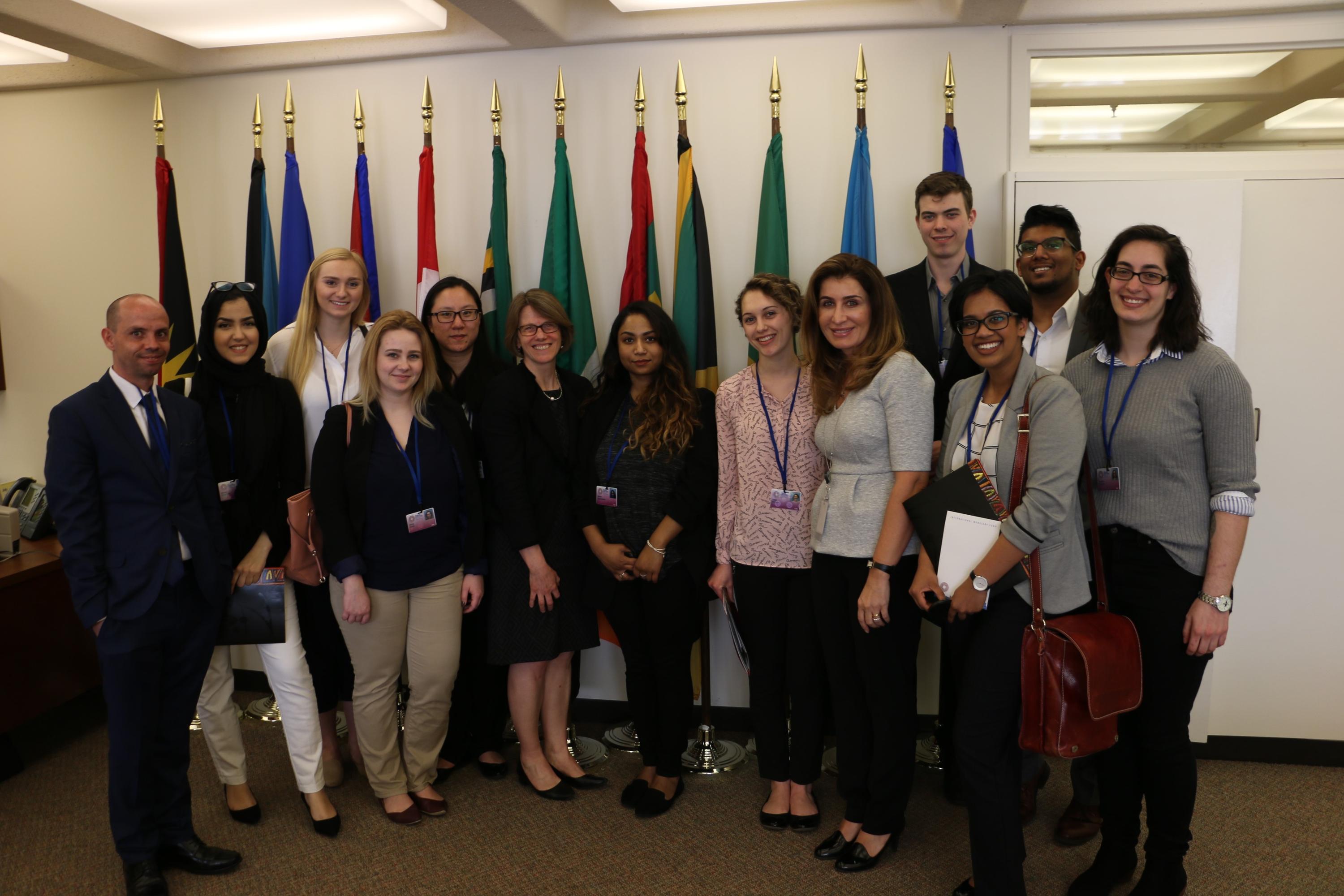 Political Science students at the IMF Spring Meetings of the World Bank Group