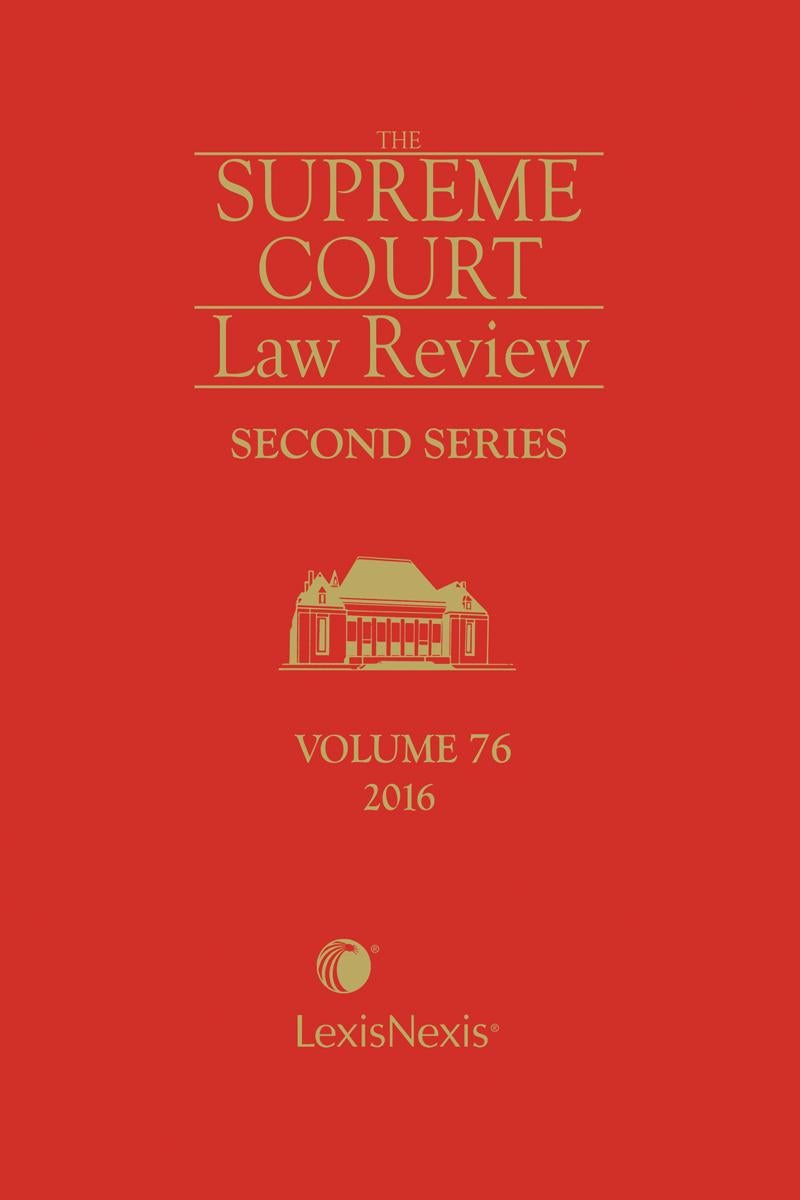 Supreme Court Law Review article cover