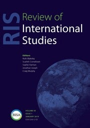 Review of International Studies journal cover