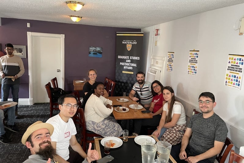 Postdocs at grad house