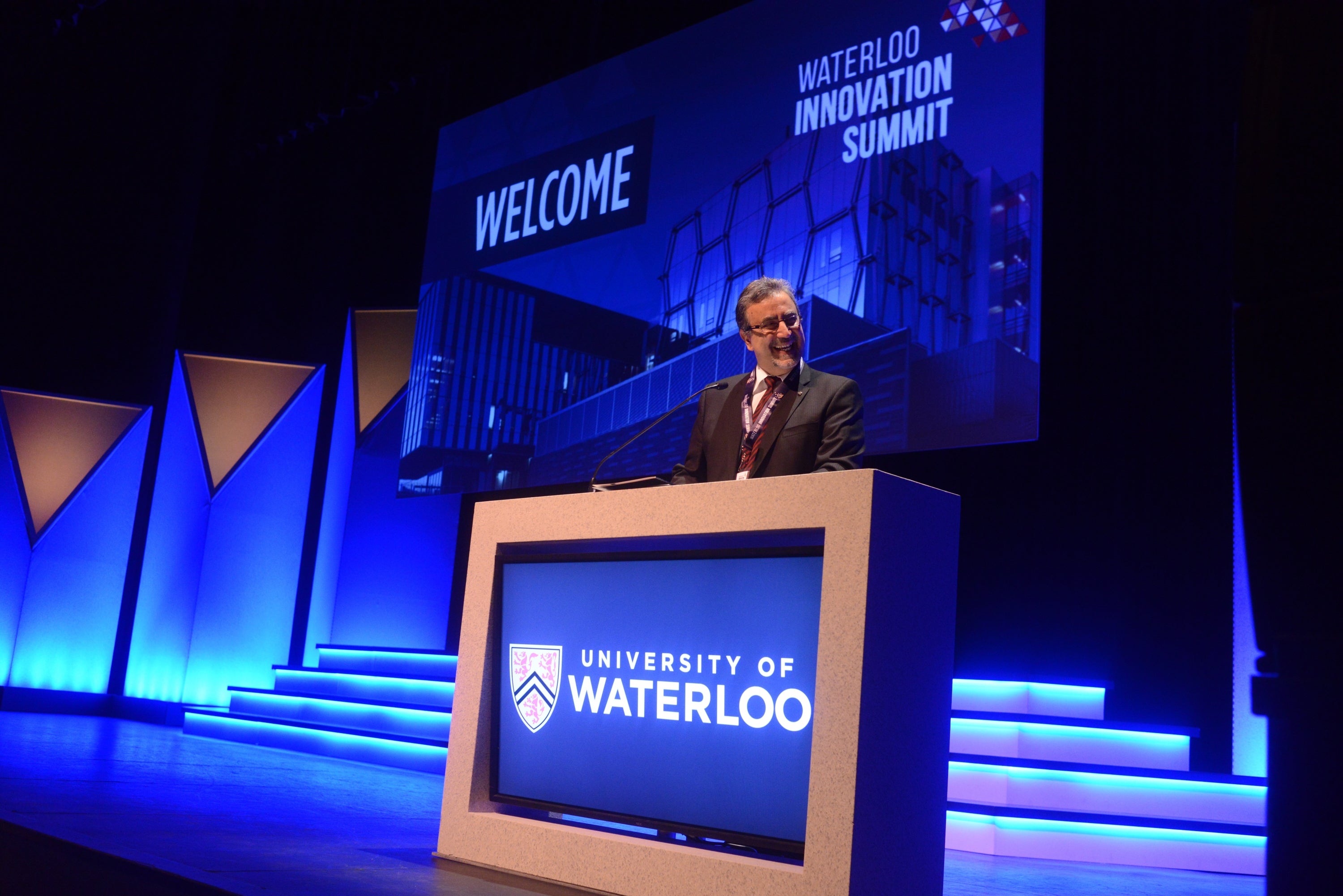 President Feridun Hamdullahpur speaking at Waterloo Innovation Summit