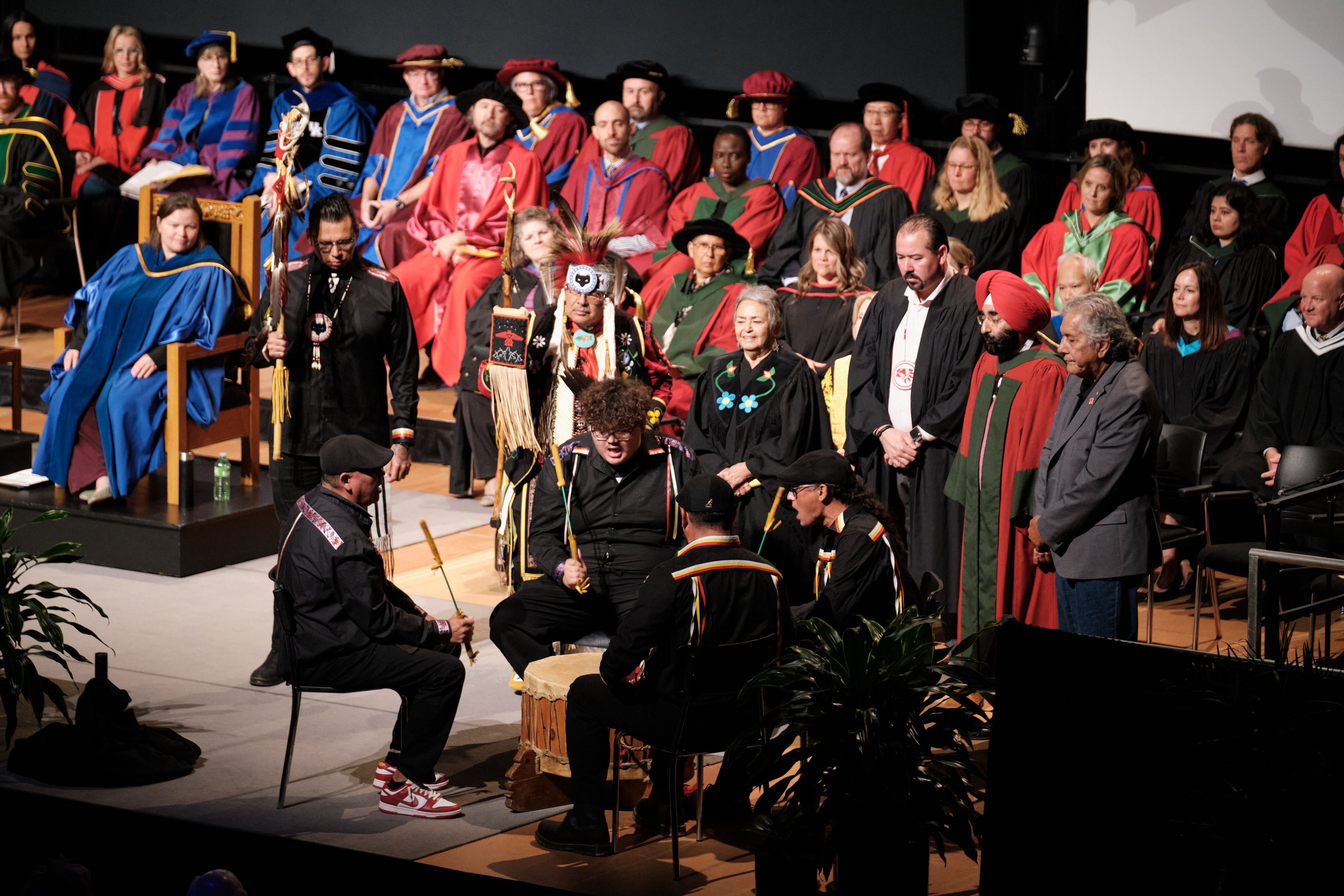 Cedar Hill Singers performing at the Fall 2024 Chancellor Installation