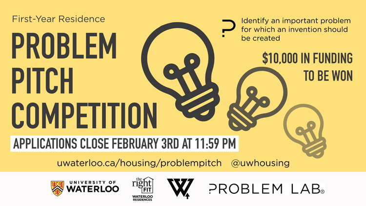 first year residence problem pitch poster