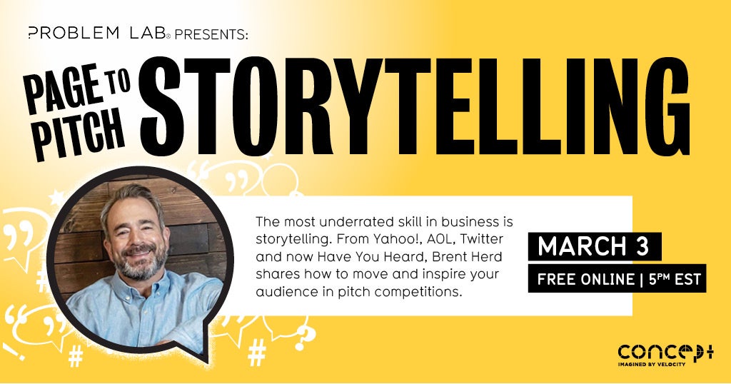 Storytelling event graphic
