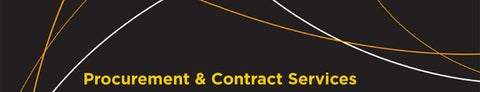 Procurement and Contract Services banner photo