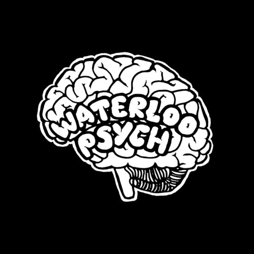 graphic of a brain with the text "waterloo psych"
