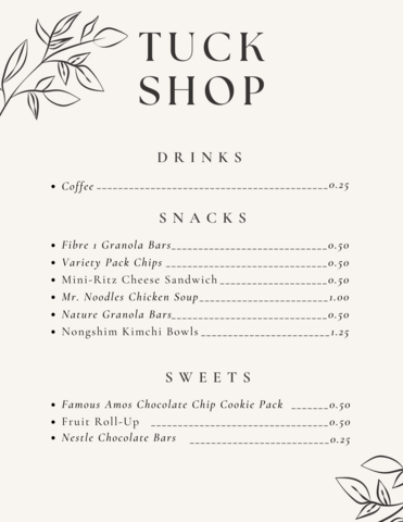 tuck shop menu v2