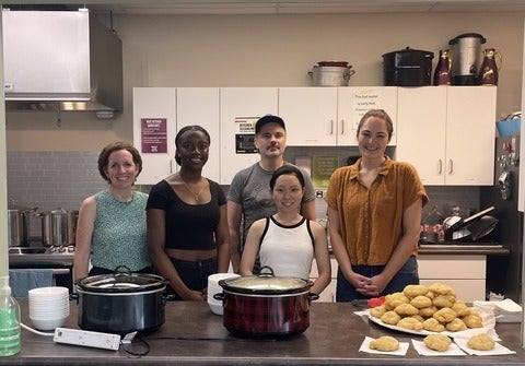 Image of Soup and Bannock Lunch volunteers