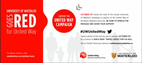 United Way goes Red banner