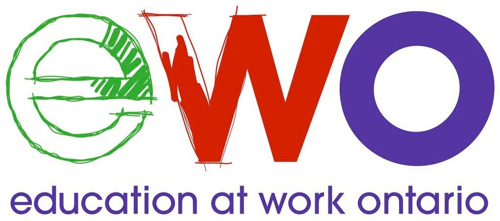 EWO logo  which stand for education at work Ontario