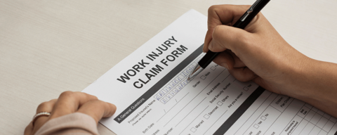 Image of Work Injury Claim Form