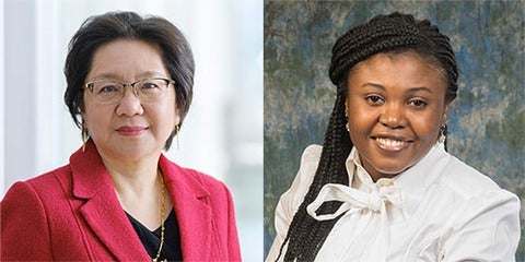Dr. Lili Liu and Dr. Charity Oga-Omenka