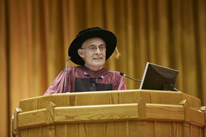 Barry Mazur gives his convocation speech
