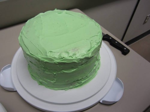 green cake