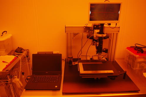JEOL alignment microscope