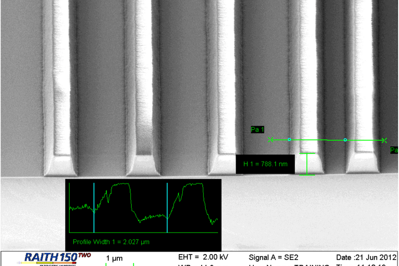 S1811 UV lithography process