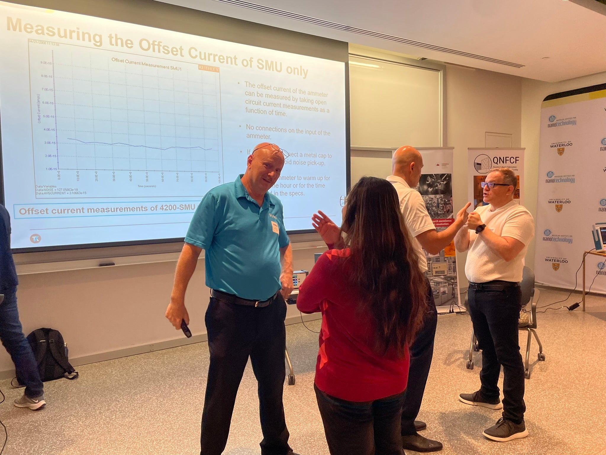 Electrical testing seminar event photo