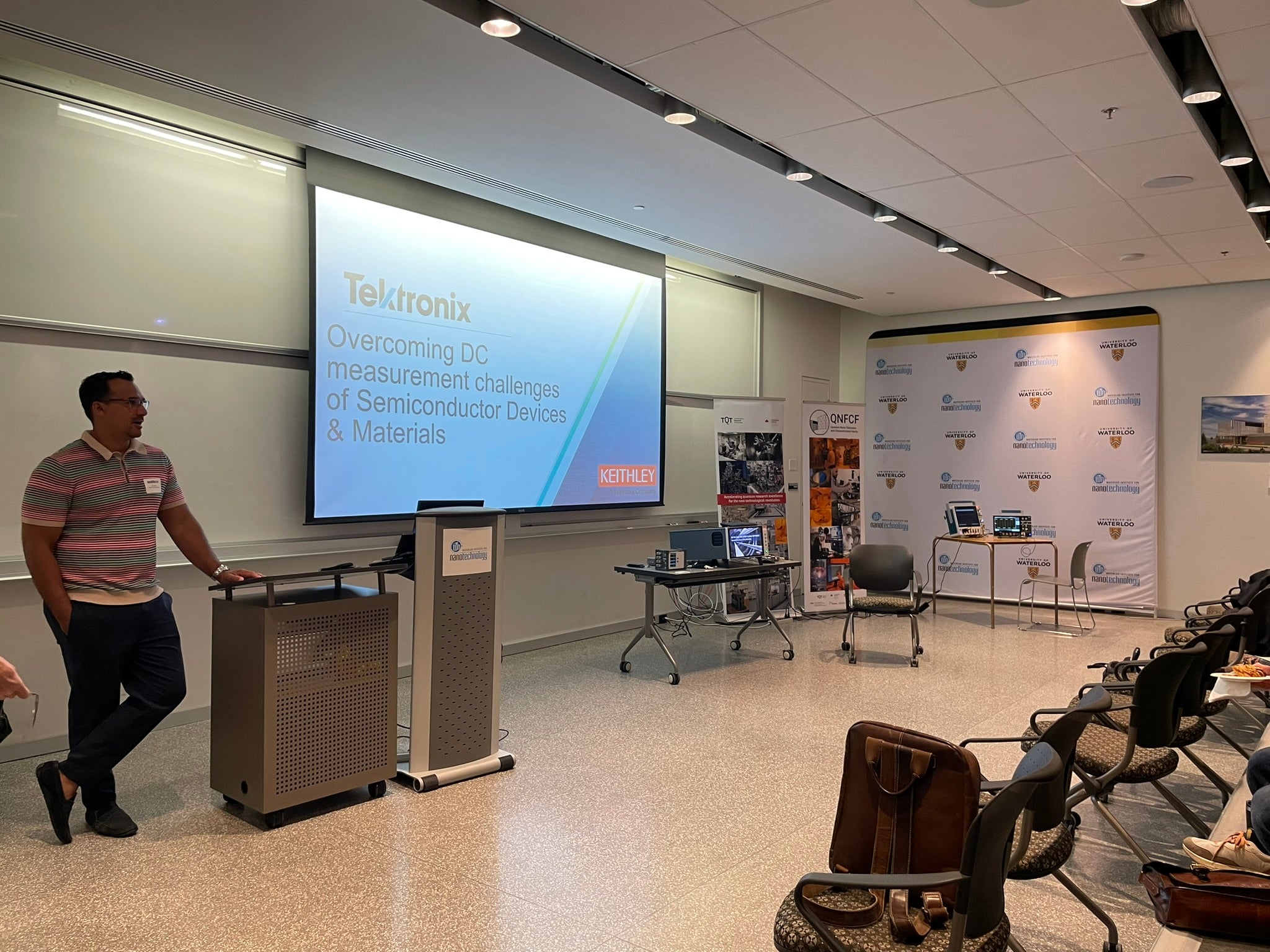 Electrical testing seminar event photo