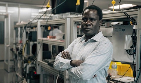 Engineering professor Tom Wanyama uses his experience in AI and manufacturing to address health challenges in a new way. 