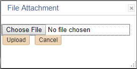 Select file message ifor uploading documents in applicant quest