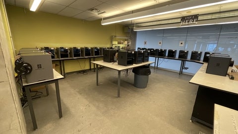 All printers in the Rapid Prototyping Centre
