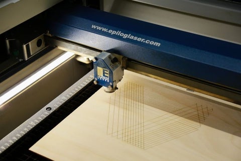 A laser cutter