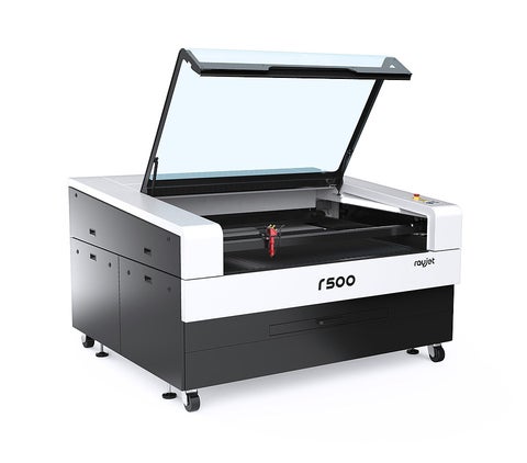 trotec laser cutter on white background