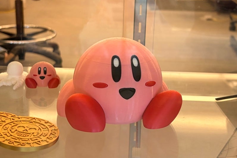 Kirby example of mulitcolour filament