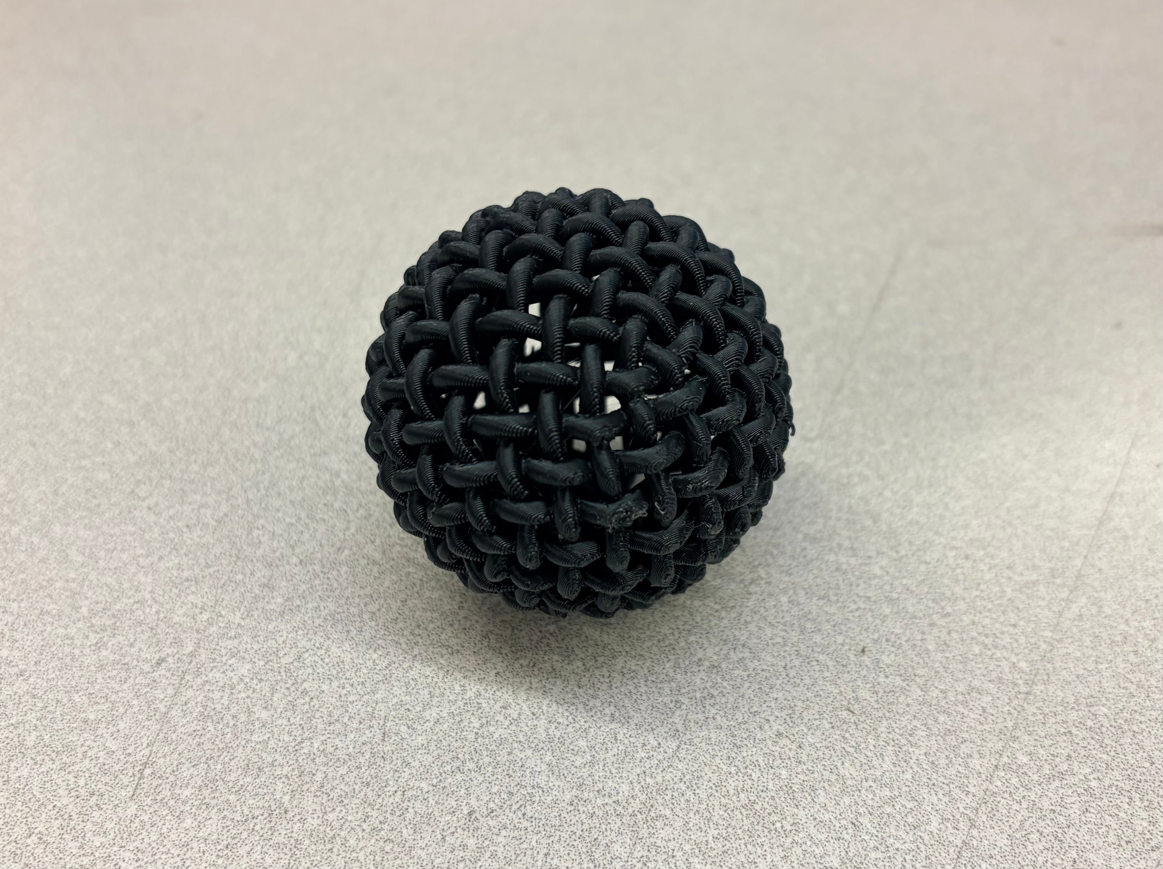Example build without the PVA supports