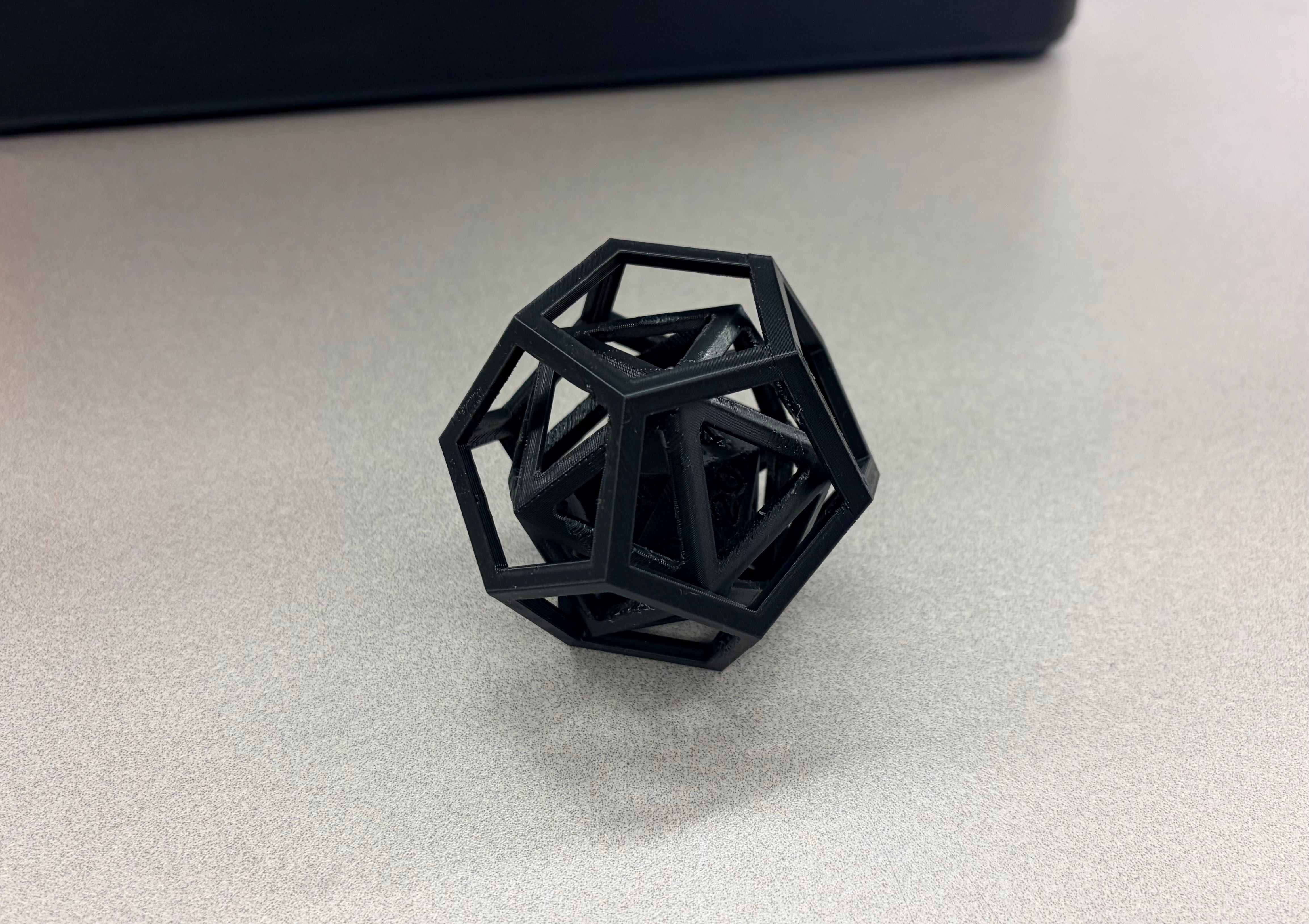 Example build without the PVA supports
