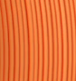 orange pla filament swatch 
