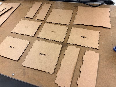 Fibrewood sqaure cutouts 