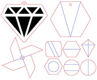 Simple shape images