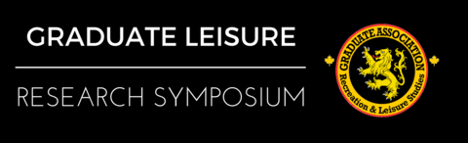 Banner image featuring the logo of the graduate association of recreation and leisure studies