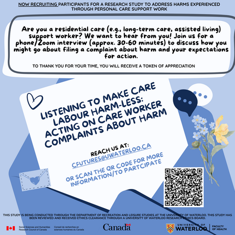 Recruitment poster for interviews.