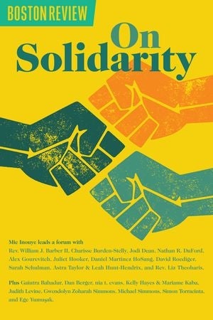 Cover of On Solidarity by Mie Inouye and other noteable organizers and activists