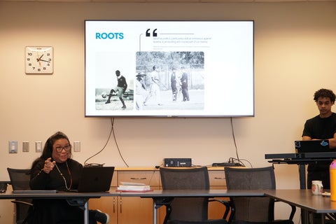 A presentation by Dr. Kimberly Lopez and Mohamed about the origin of games.