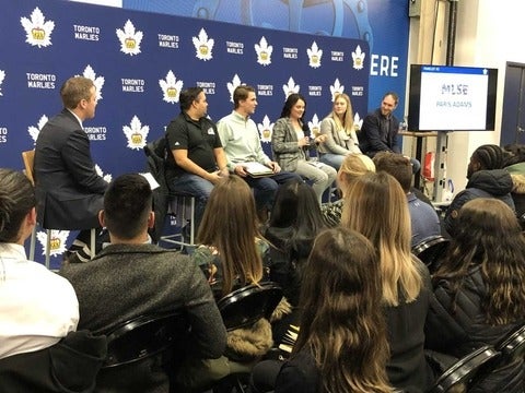 MLSE Panel at Toronto Marlies Game