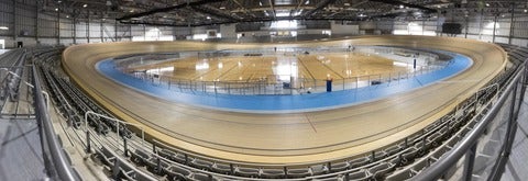 Wide angle view of Milton velodrome