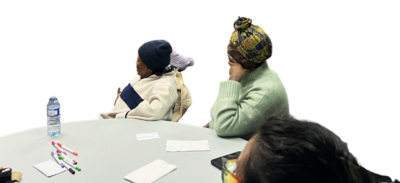 Participants watching Shelly Grace present.