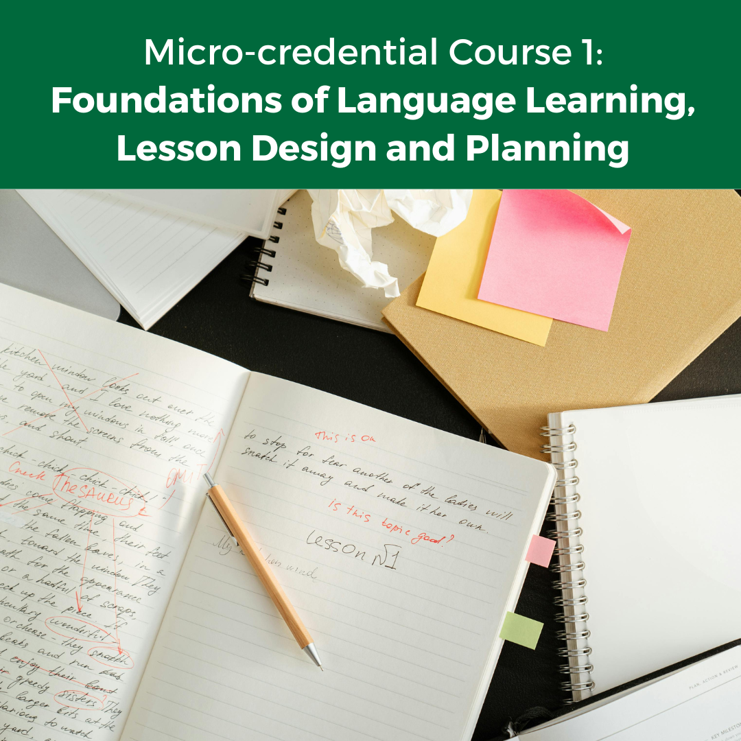 Open notebook with written notes and pencil on top