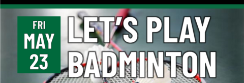 Header that says Let's Play Badminton